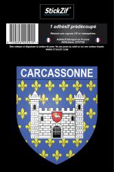 1 Sticker blason Carcassonne