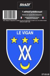 1 Sticker blason Le Vigan