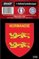 1 Sticker blason Normandie