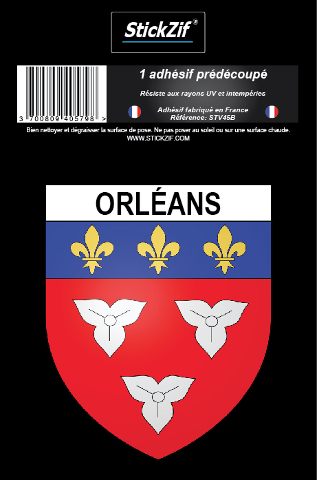 1 Sticker blason Orléans
