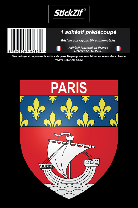 1 Sticker blason Paris
