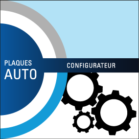 Plaques immatriculation auto configurateur