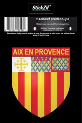 1 Sticker blason Aix en Provence