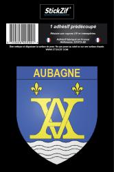 1 Sticker blason Aubagne