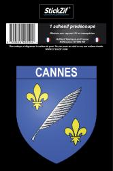 1 Sticker blason Cannes