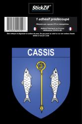 1 Sticker blason Cassis