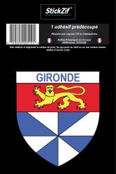 1 Sticker blason Gironde