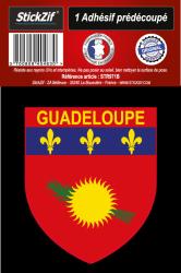1 Sticker blason Guadeloupe