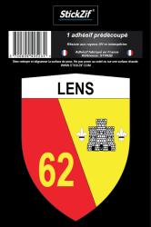 1 Sticker blason Lens