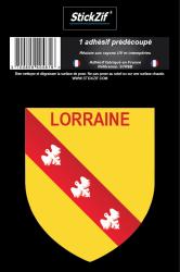 1 Sticker blason Lorraine