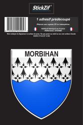 1 Sticker blason Morbihan