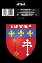 1 Sticker blason Narbonne