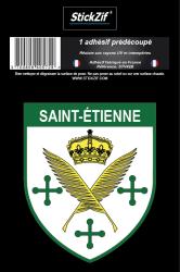 1 Sticker blason Saint-Etienne