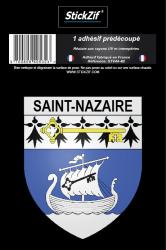 1 Sticker blason Saint-Nazaire
