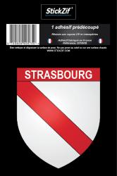 1 Sticker blason Strasbourg