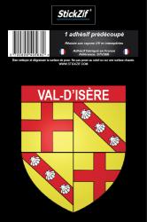 1 Sticker blason Val d'Isère