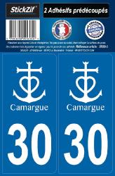 2 stickers régions 30 Camargue