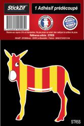 1 sticker âne catalan