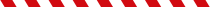 Bande adhésive réfléchissante rouge et blanc latérale gauche 120 x 3.5 cm