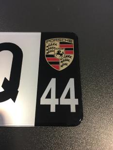 Pack Premium Autocollant Plaque d'immatriculation Porsche