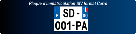 Plakers - Cache plaque immatriculation Peugeot 1.9 GTI décorative