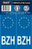 2 stickers régions BZH Europe
