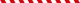 Bande adhésive réfléchissante rouge et blanc latérale gauche 120 x 3.5 cm